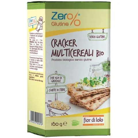biotobio Zer%glutine crackers multicereali 160 g – immagine 2