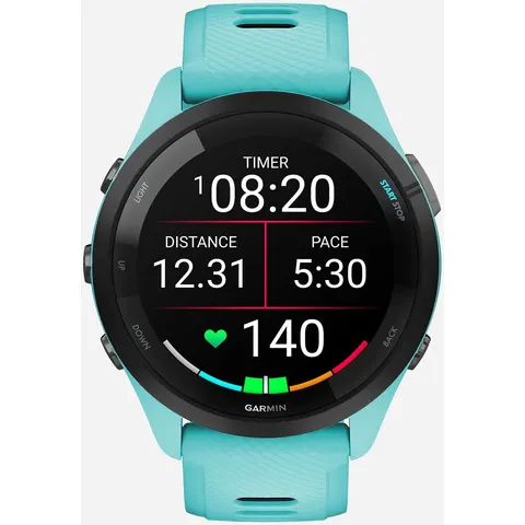 Garmin Smartwatch Forerunner 265 46mm Aqua/black – immagine 2