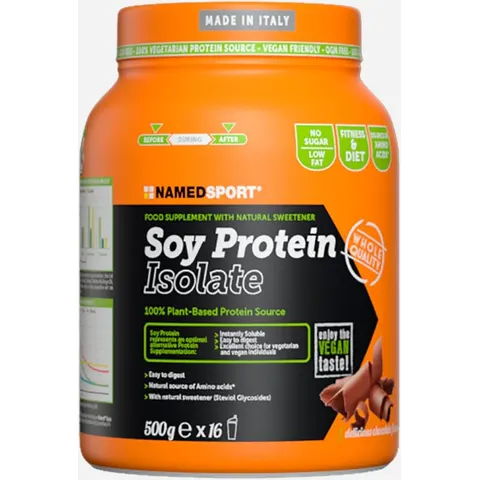 NAMED SPORT Soy Protein Isolate 500 Grammi – immagine 5