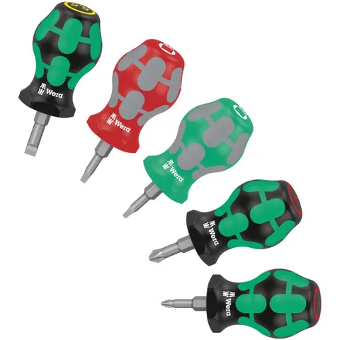 Wera Stubby Set 3 Schraubendreher-Set 5teilig – Bild 2