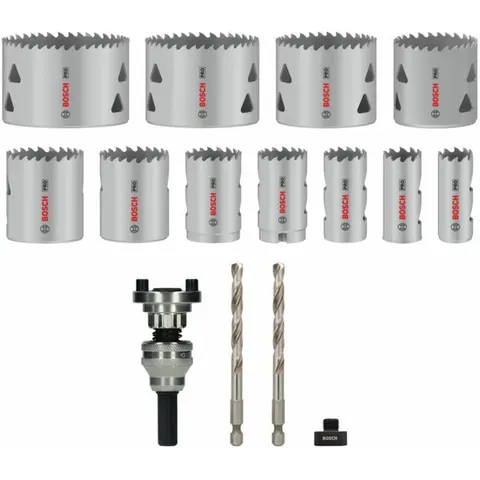 BOSCH Lochsägen-Set PRO Multi Material Q-Lock 15-teilig – Bild 3