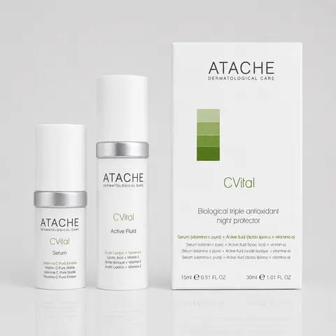 Atache cvital active fluid+serum 30ml.+15ml. – imagen 3