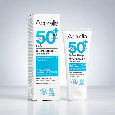 Acorelle Crema Solar para Bebé SPF50+ 50ml – imagen 2