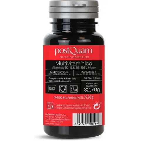 Postquam Multivitaminico 60 Capsulas – imagen 2