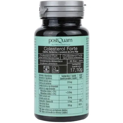 Postquam Colesterol Forte 30 caps – imagen 2