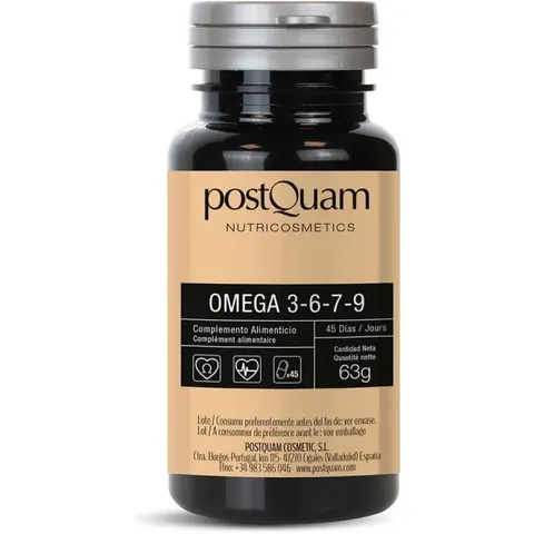 PostQuam Omega 3-6-7-9 45 Perlas – imagen 2