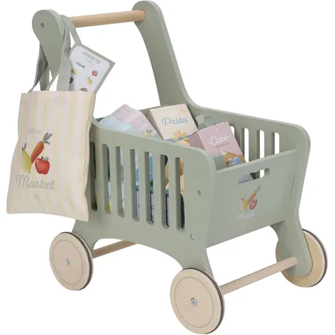 Little Dutch Carrito de la Compra de Madera – imagen 2