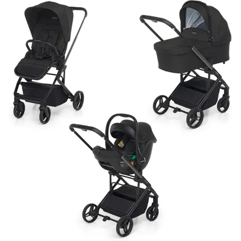 Foppapedretti Cochecito 3 en 1 Tic Toc - Ebony – imagen 2
