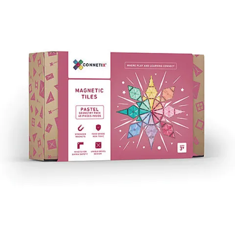 Connetix Formas Geométricas Pastel 40 Piezas – imagen 2