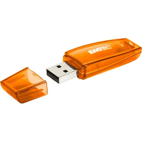 Pen Drive Flash C410 128GB 2.0 Naranja - EMTEC – imagen 2