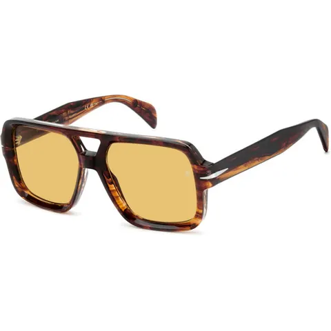 David Beckham Db 7151/s Ex4 Marrón Cuerno – imagen 3