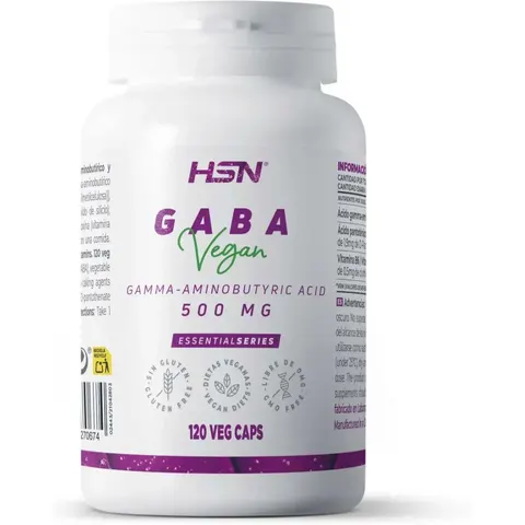HSN Gaba 500Mg 120 Cápsulas Vegetales – imagen 2