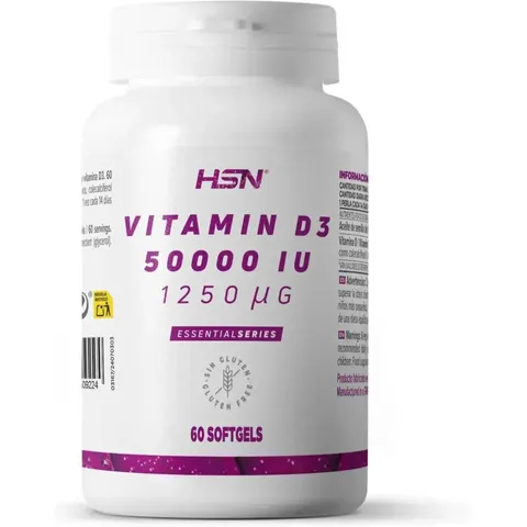 HSN Vitamina D3 50000UI 60 Perlas – imagen 2