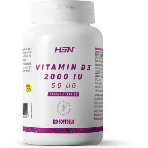 HSN Vitamina D3 2000UI 120 Perlas – imagen 2