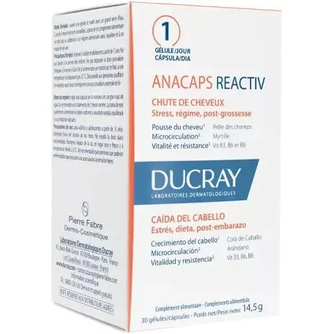 Ducray Anacápsulas Reactiv x30 Cápsulas – imagen 4