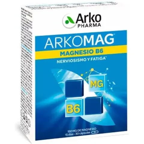 Arkomag Magnesio 30 Cápsulas Arkopharma – imagen 4