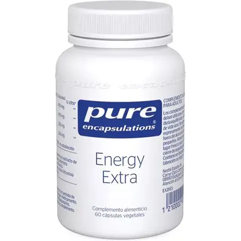 Pure Encapsulations Energy Extra x60 Cápsulas – imagen 2
