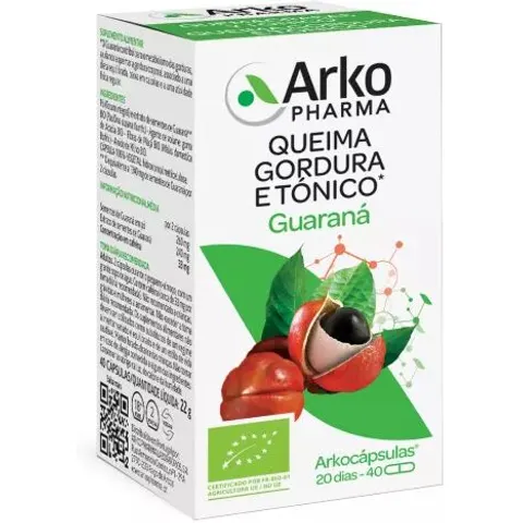 Arkopharma Guaraná Bio x40 Cápsulas – imagen 2
