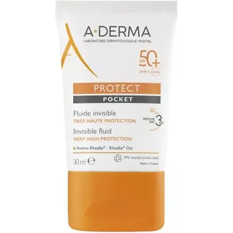 A-Derma Protect Pocket Fluido Invisible SPF50+ 30ml – imagen 2