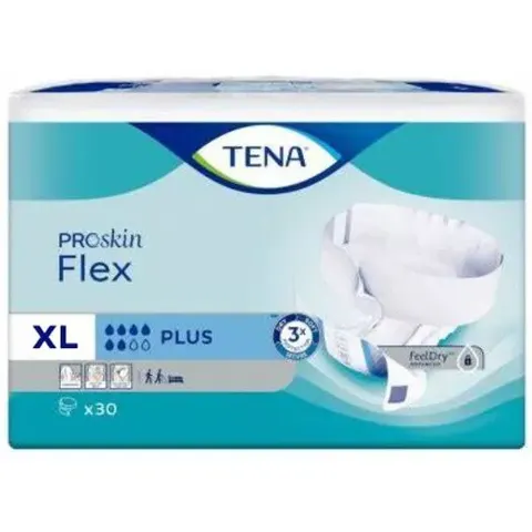 Tena Pañal Flex Plus Extra Grande x30 – imagen 2