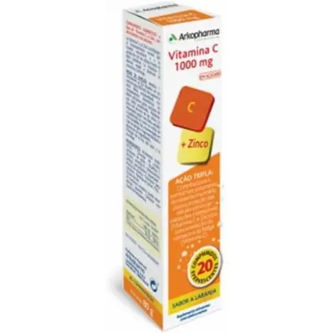 Arkopharma Vitamina C + Zinc Comprimidos Efervescentes x20 – imagen 2