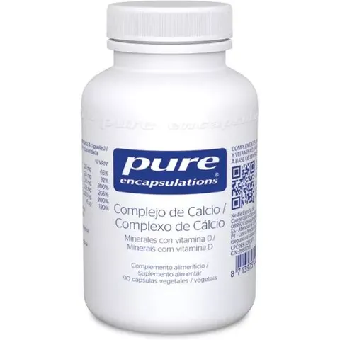 Pure Encapsulations Calcium Complex x90 Cápsulas de 1000 mg – imagen 3