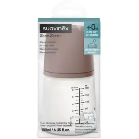 Suavinex ZeroZero Biberão 180ml +0m – imagen 2