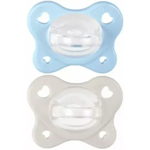 Chicco Chupetes PhysioForma Dual Soft Azul/Blanco 2-6M – imagen 2