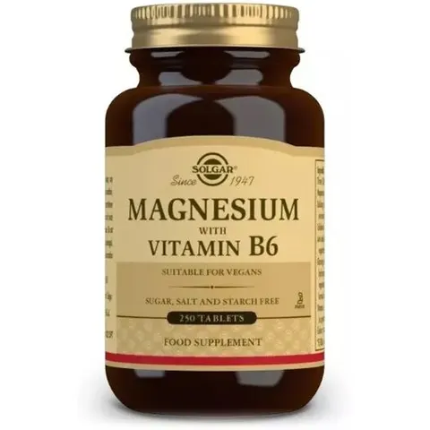 Solgar magnesio vitamina b6 250 comp – imagen 2