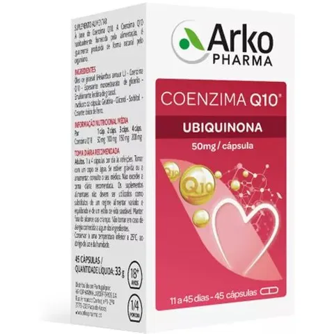 Arkopharma Coenzima Q10 45 Cápsulas – imagen 3
