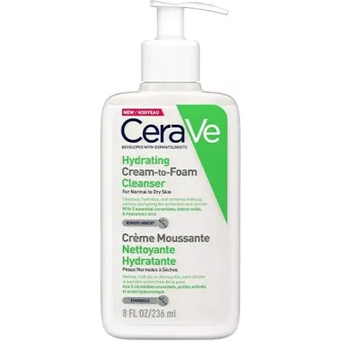 CERAVE Crema Limpiadora Espumosa 236 ml – imagen 2