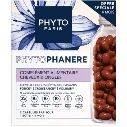 Phyto phanère 2x120 Cápsulas – imagen 4