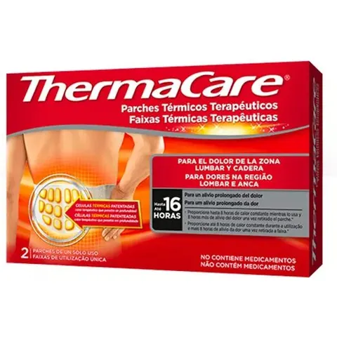 Thermacare lumbar cadera parches térmicos 2 u – imagen 3