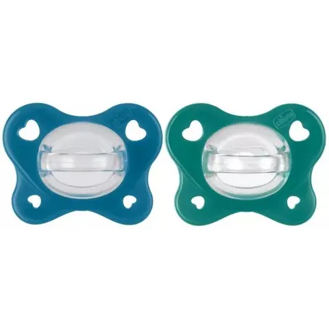 Chicco Chupetes PhysioForma Dual Soft Azul 16-36M – imagen 2