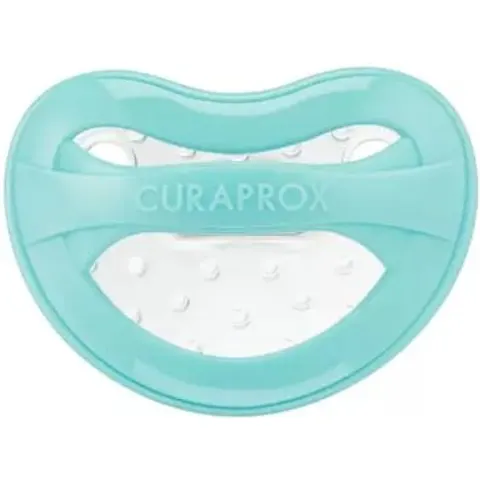 Curaprox Baby Extra-Flat Soother Turquesa Talla 0 – imagen 2