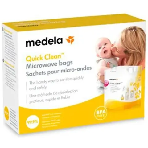 Medela Quick Clean Bolsas para Microondas 5uds – imagen 2