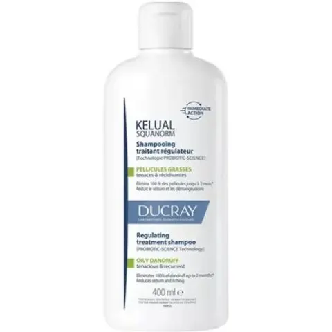 Ducray Kelual Squanorm Champú Caspa Grasa 400 ml – imagen 3