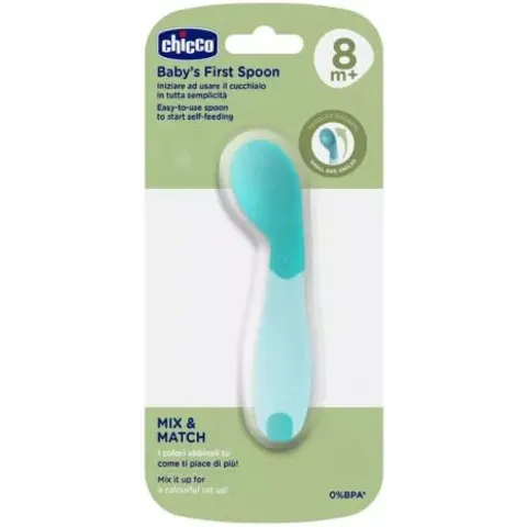 Chicco Primera Cuchara Azul 8m+ – imagen 2