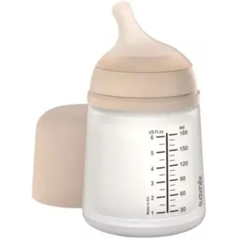 Suavinex Biberón ZeroZero Nude/Castaño +0 m 180 ml – imagen 2