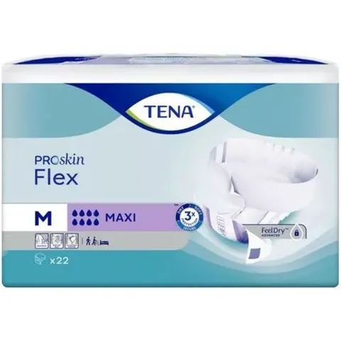 Tena Pañal Flex Maxi Mediano x22 – imagen 2