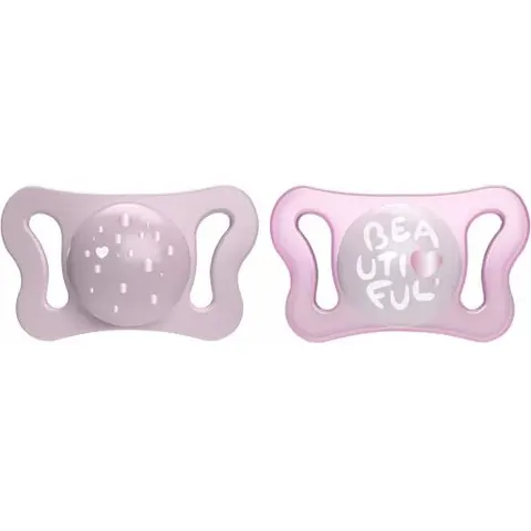 Chicco Chupetes Physio Micro Silicona 0-2m Rosa x2 – imagen 2