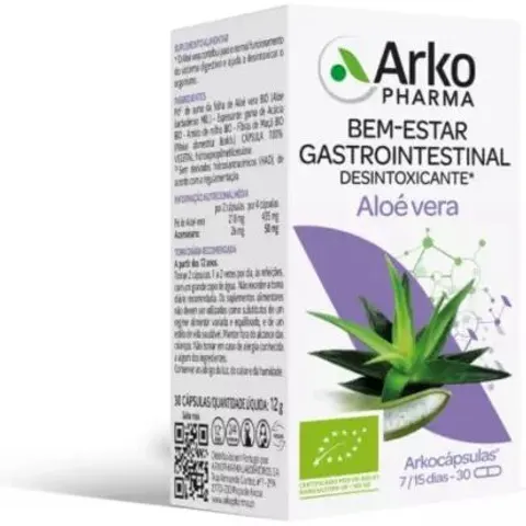 Arkocápsulas Aloe Vera Bio 30 cápsulas – imagen 4
