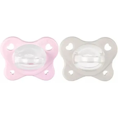 Chicco Chupetes PhysioForma Dual Soft Rosa/Blanco 2-6M – imagen 2