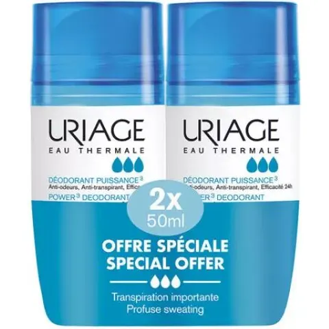 Uriage Desodorante Power 3 2x50 ml – imagen 3