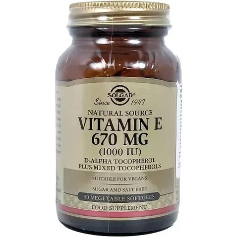 Solgar Vitamina E 670mg (1000 UI) x50 Cápsulas – imagen 2