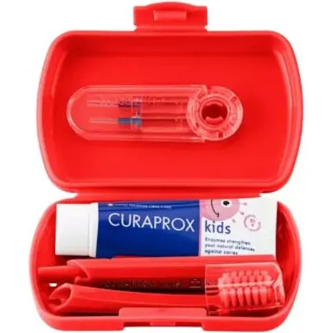 Curaprox Kids Set de Viaje Rojo – imagen 2