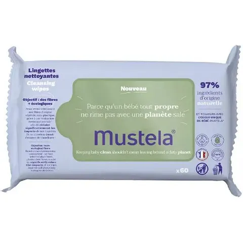Mustela Toallitas Ecológicas 60 Uds – imagen 4