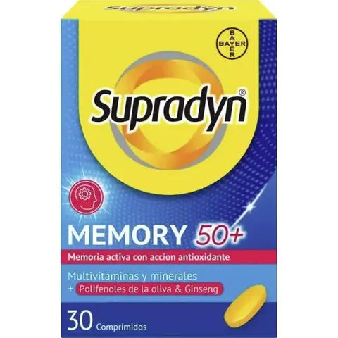 Supradyn memoria 50+ 30comp. – imagen 3
