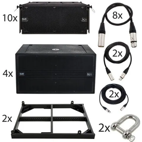 dB Technologies DVA 10xK5/4xKS20 Bundle Negro – imagen 2