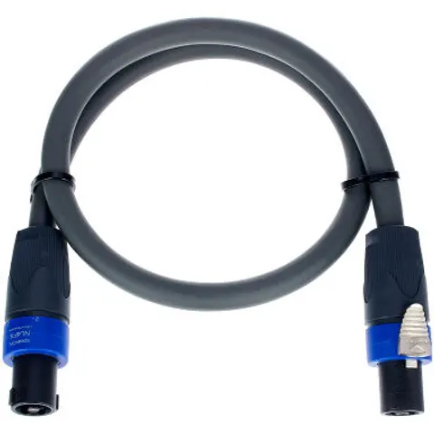 pro snake 14610 NL4 Cable 4 Pin 0,75m Gris – imagen 2